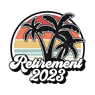 Retirement Retro Vintage Retired 2023 T-Shirt