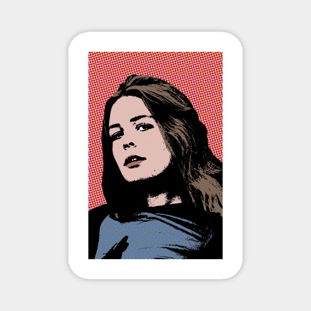 maggie rogers style pop art Magnet by soundofpopart