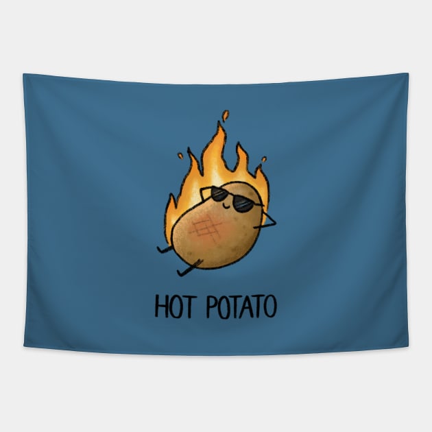 Hot Potato Tapestry by drawforpun