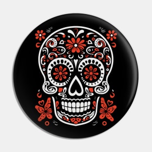 Sugar skull Pin