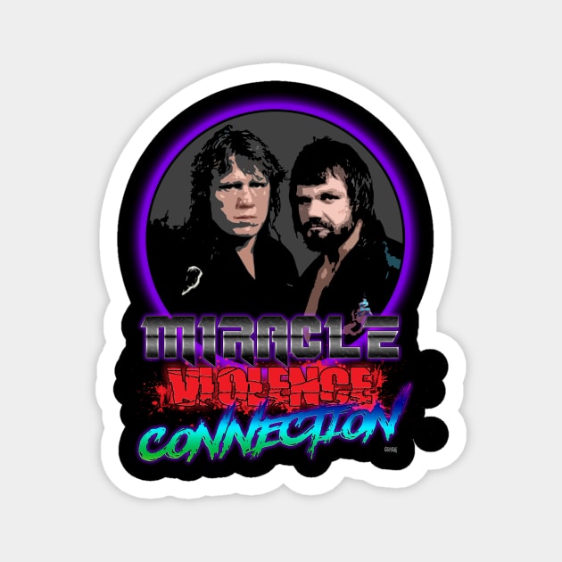 MIRACLE VIOLENCE CONNECTION Magnet by E5150Designs