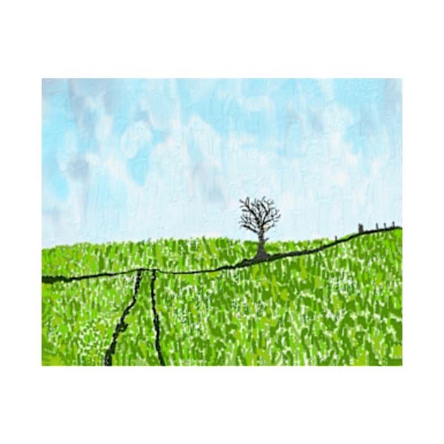 Exploring countryside Landscape Thick oil painting by Doodle Intent