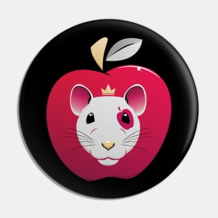 Red Apple Tees - Rat King and Apple Pin