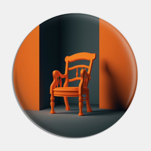 Orange Chair Pin by seguns1