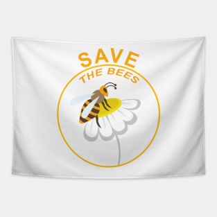 save the bees - bees lover Tapestry