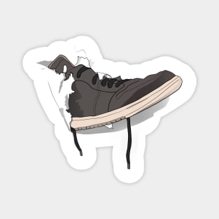 Sneaker Sneaking out Magnet