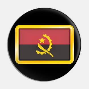 Country Flag of Angola Pin