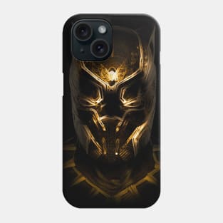 Black Panther Neon Style Phone Case