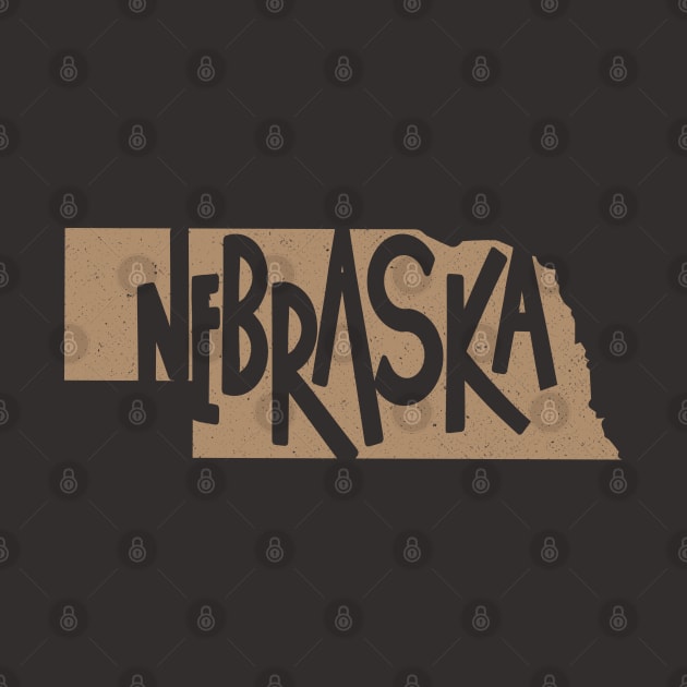 Nebraska Vintage Lettering by Commykaze