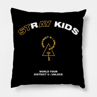 Kpop Stray Kids District 9 Unlock World Tour Pillow