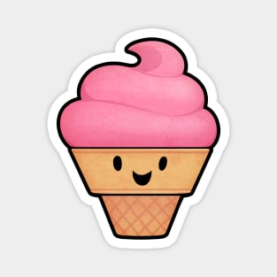 Strawberry Ice Cream Magnet