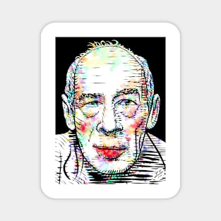 HENRY MILLER watercolor and ink portrait Magnet