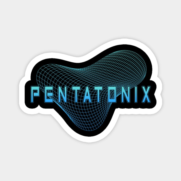 Geometric Line Pentatonix Magnet by Itulah Cinta