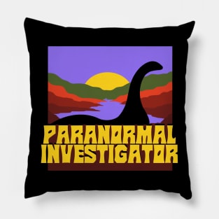 Cryptid Shirt ( loch Ness ) Pillow