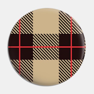 Tartan Beige Pin