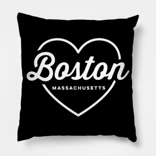 Boston Massachusetts Love Pillow