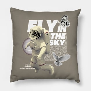 Cat Astronaut - Ugly Shirt Collection Pillow