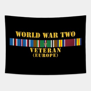 WWII Veteran w EUR SVC Tapestry