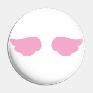 Pink Anime Angel Wings Pin