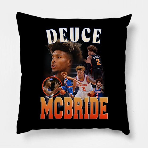 MILES "DEUCE" MCBRIDE AKA KING OF NYC Pillow by dsuss