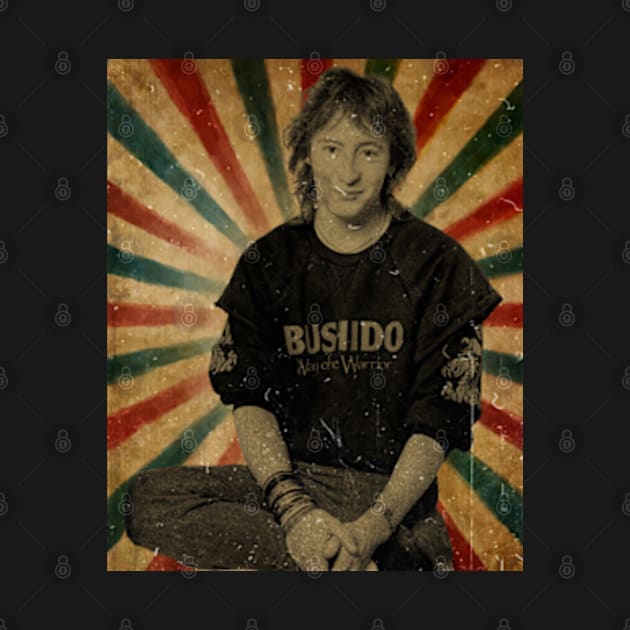 Julian Lennon // Photo Vintage Retro Look Fan Design by Janji Joni