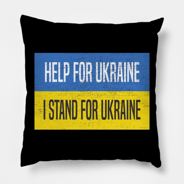 Help for Ukraine Pillow by WiZ Collections