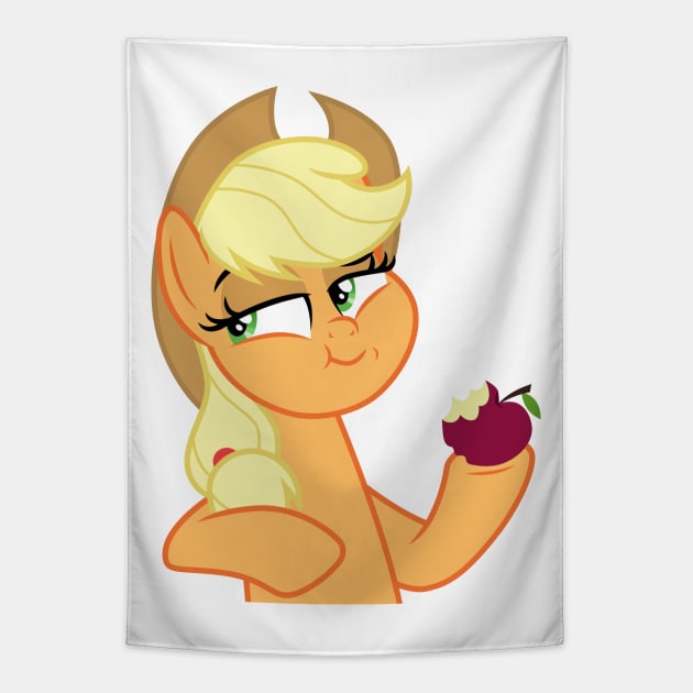 Apple Snacking Tapestry by CloudyGlow