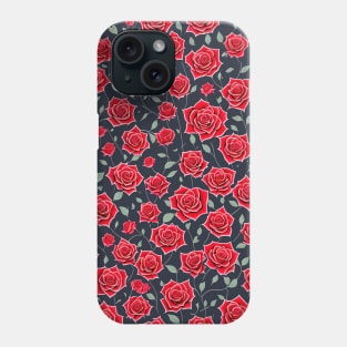 Gorgeous Anime Roses Phone Case