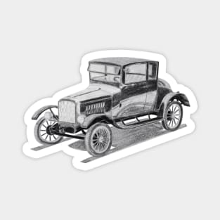 Retro Car Magnet