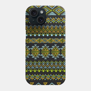 Set of geometric seamless patterns Phone Case