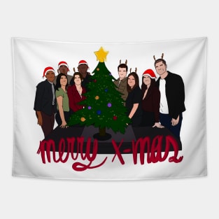 The Rookie Christmas Tapestry