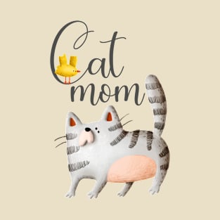 Mom of the Gray Cat T-Shirt