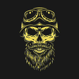 Vintage Skull Rider - Biker Gangs and Motorcycles T-Shirt