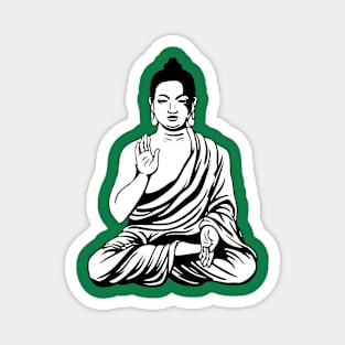 Buddha (black) Magnet