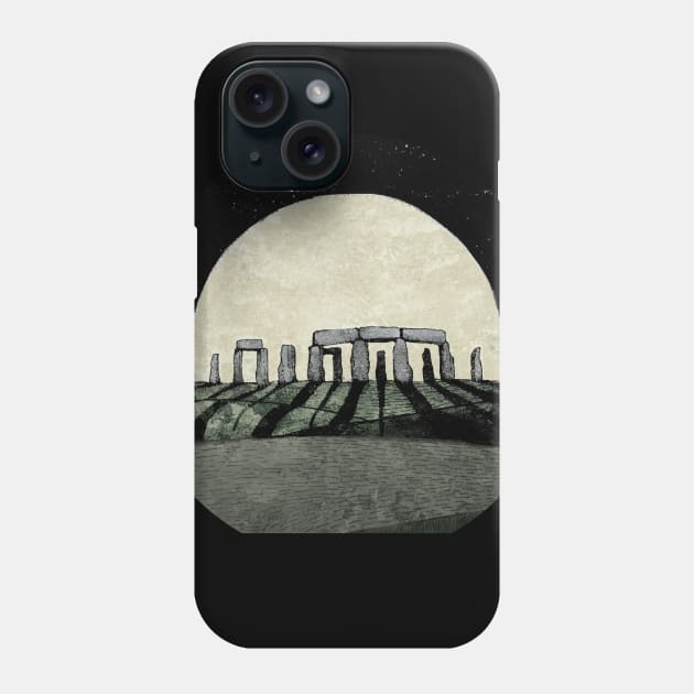 Rising Moon Phone Case by KatherineBlowerDesigns