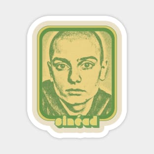 Sinéad O'Connor // Retro Styled Aesthetic Design Magnet