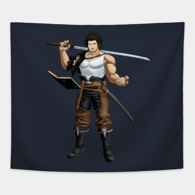 Wallpaper Black Clover Yami Sukehiro Black Clover Tapestry Teepublic Desktop Wallpaper