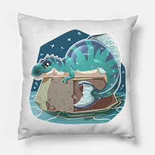 Tyrannosaurus mermaid Pillow