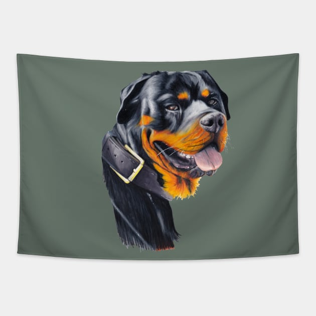 Rottweiler Tapestry by Apatche