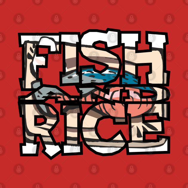 Fish and Rice Thuna Food - Tuna Rice Gift. by KAOZ