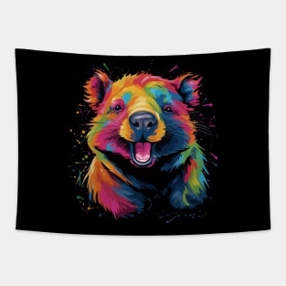 Wombat Smiling Tapestry