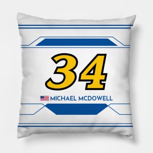 Michael McDowell #34 2023 NASCAR Design Pillow