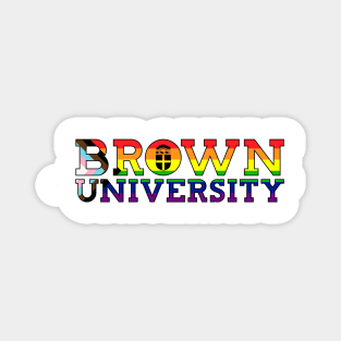 Brown University Pride Logo Magnet