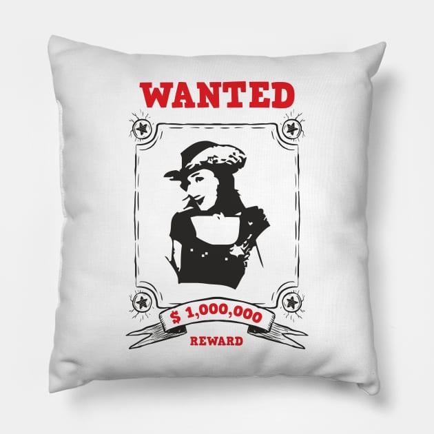 Cowgirl Pillow by ilhnklv