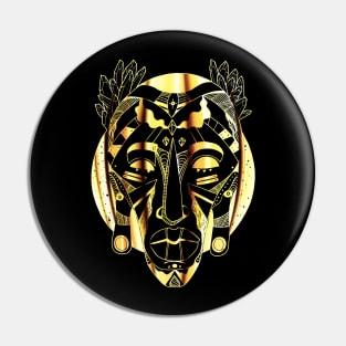 African Mask 1 - Gold Edition Pin