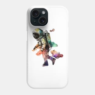 Astronaut Watercolor Phone Case