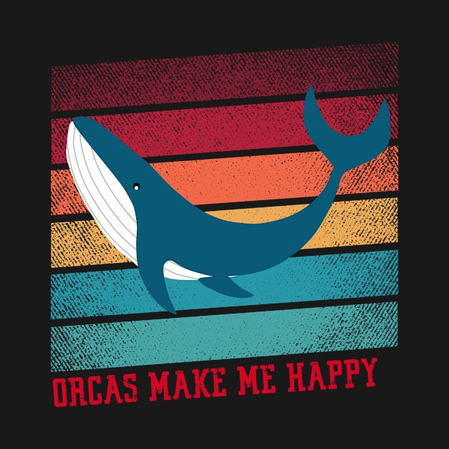 Orcas Make Me Happy by ClothesLine