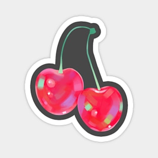 Cherry colorful coquette Magnet