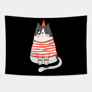 Cute Christmas Cat - Xmas Gifts Tapestry