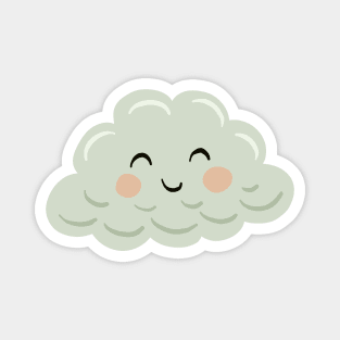 Happy Cloud Magnet